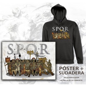 Póster + Camiseta S.P.Q.R...